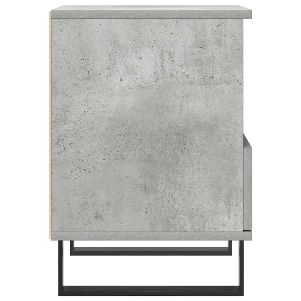 Eleganter Nachttisch mit Schublade und Fach aus langlebigem Holzwerkstoff und Metallbeinen für Stauraum und Stabilität, ideal für Wohnzimmer und Schlafzimmer