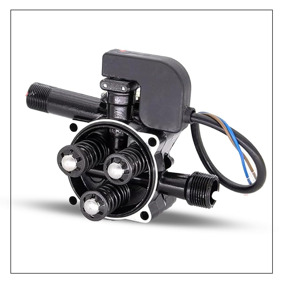 SWASTIK Heavy-Duty Pressure Washer Pump Head Assembly with Auto