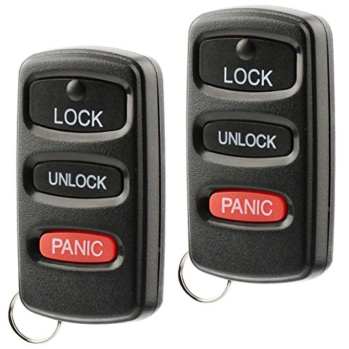 Car Key Fob Keyless Entry Remote fits 1998-2006 Mitsubishi Montero, 1998-2004 Montero Sport (E4EG8D-522M-A), Set of 2