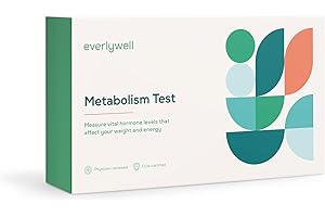 Everlywell Metabolism Test - At-Home Cortisol Test Strips Saliva