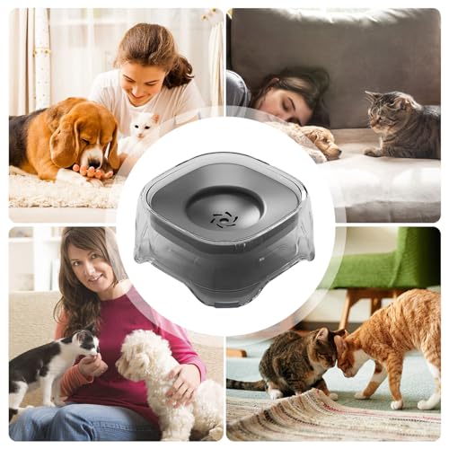 Gamelle d'eau anti-déversement pour chien à disque flottant - 6