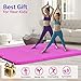 Matladin 6' Folding Tri-fold Gymnastics Gym Exercise Aerobics Mat, 6ft x 2ft x 2in PU Leather Tumbling Mats for Stretching Yoga Cheerleading Martial Arts (Purple)