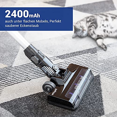 DEENKEE Akku Staubsauger, 25000Pa Kabelloser Stabstaubsauger 4 in 1, 30 Minuten Laufzeit, akku- staubsauger mit HEPA… - Image 6