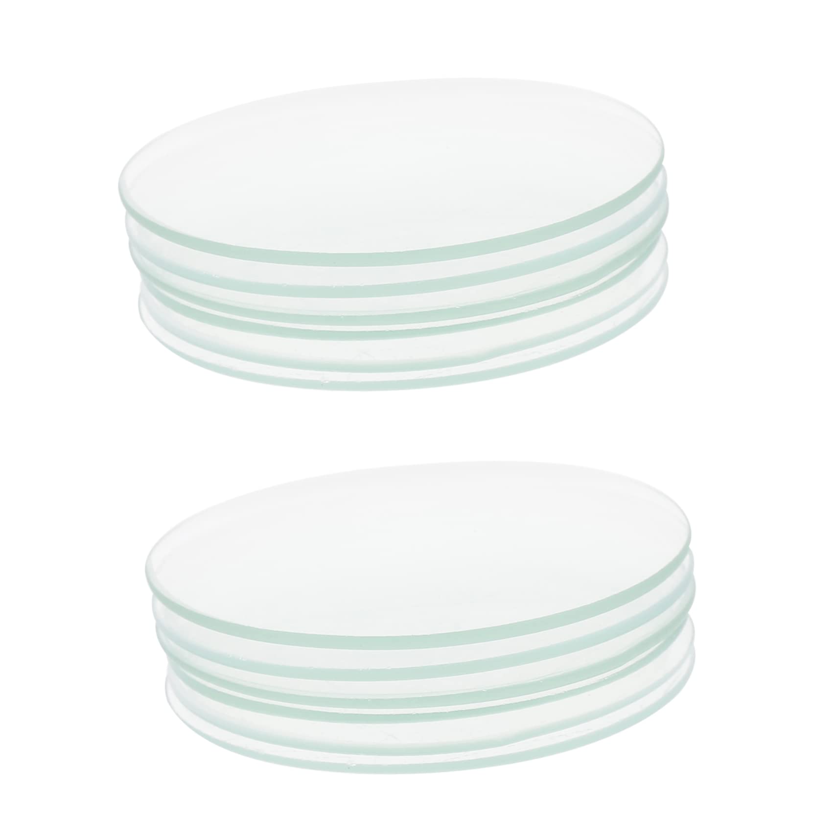 TOPPERFUN 10 Pièces Verre De Montre Verre Rond Équipement En De Laboratoire Plat D'Évaporation Chimie Plat D'Évaporation Science Plat D'Évaporation Coups Table