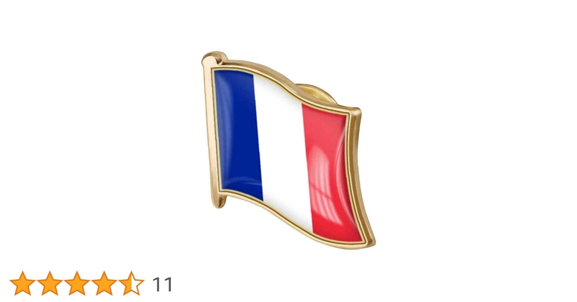 Amazon.co.jp: ピンバッジ フランス 国旗 おもしろい 徽章 合金製