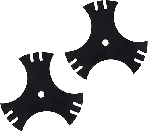 VIRTIONZ 2Pack Edger Blade 9'' 3side Star with 58'' Center Hole Replaces 781-0748-0637, 781-0748,981-0748, 40-009, 7185767,