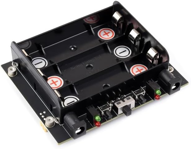 Uninterruptible Power Supply UPS Module (C) for Jetson Orin, Supports 21700 Li Battery (NOT Included), Pogo Pins Connector, Supports Charging and Power Output at The Same Time