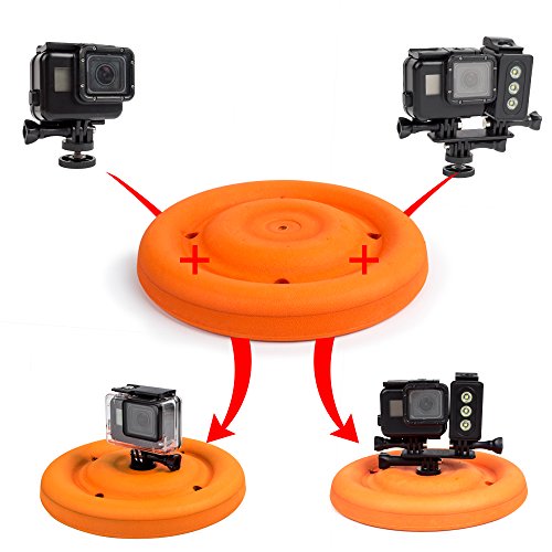 GoFrisbee - Frisbee Floating Mount for GoPro Accessories Hero Hero3 Hero4 Hero5 SjCam