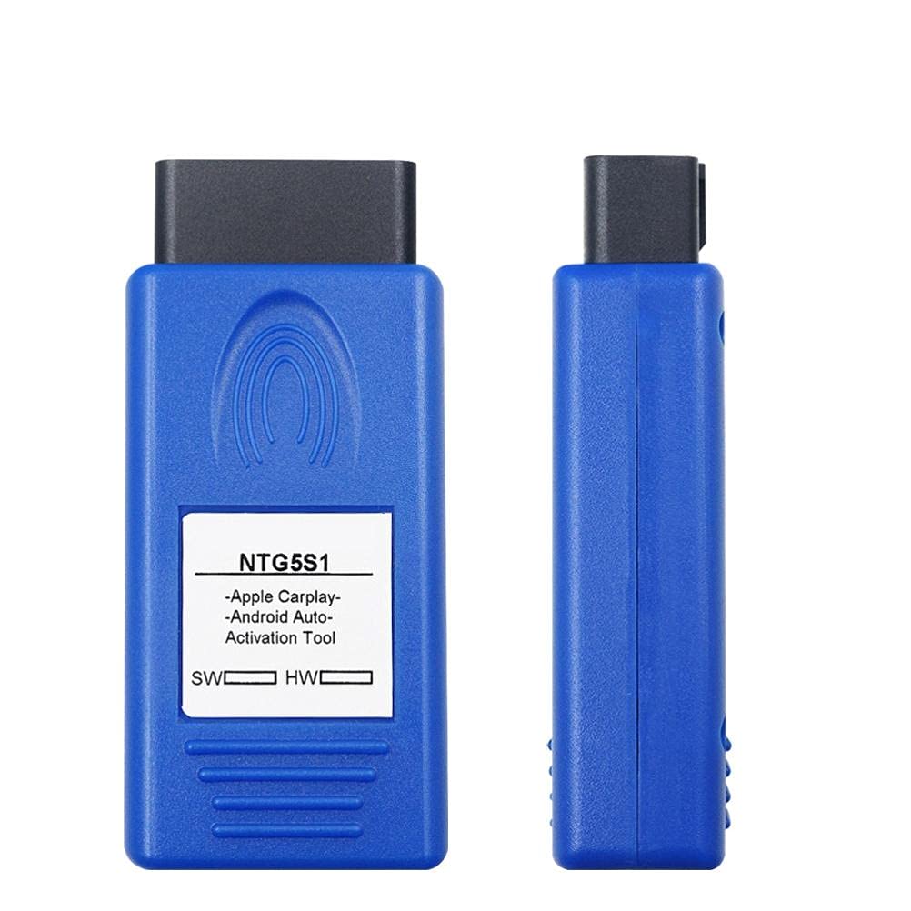 Srliya Herramienta Universal de Activación de Coche NTG5 S1, Dispositivo OBD Carplay Plug and Play Compatible con Benz (Azul)