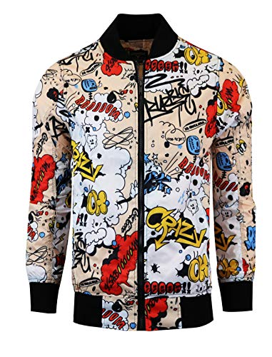 Image of Screenshotbrand Lightweight Hooded Water Resistant Windbreaker - Zip-up Fashion Map Print Rain Jacket