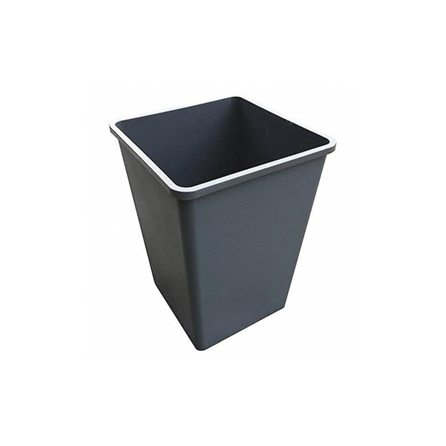 35 gal. Square Gray Trash Can