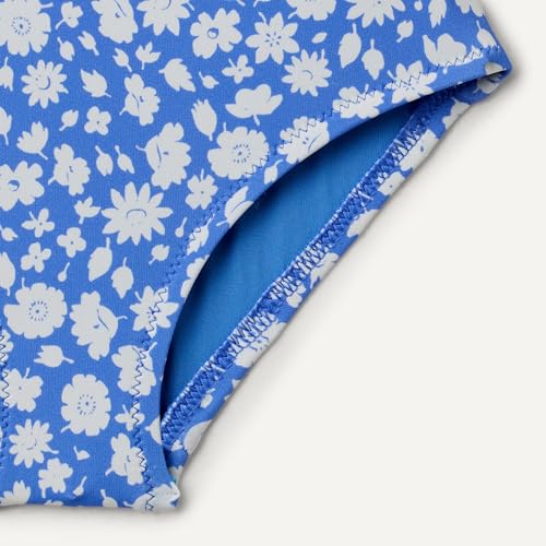 Image of Amazon Essentials Girls and Toddlers' Cross-Back One-Piece Swimsuit