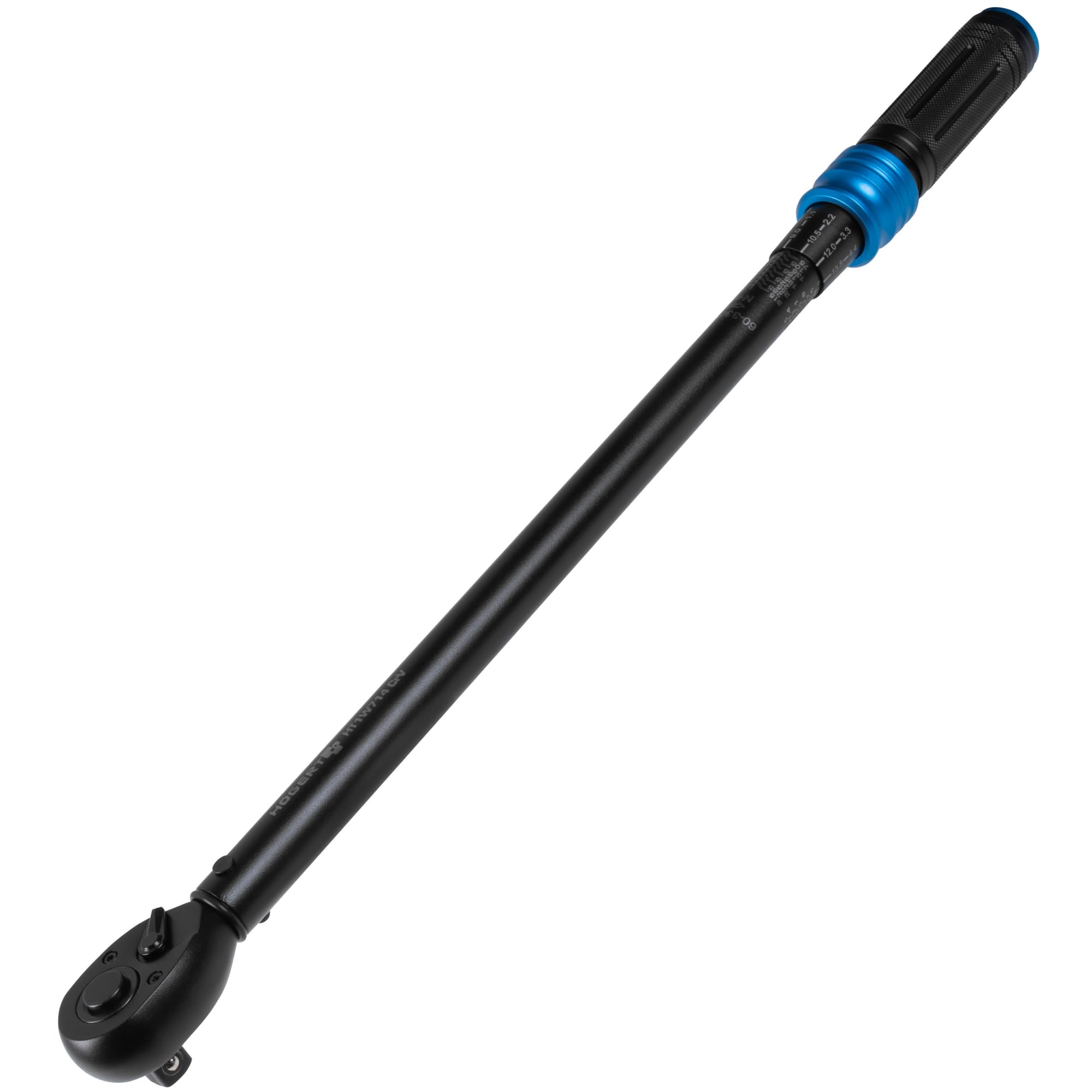 Högert Technik - Klucz dynamometryczny 1/2 cala 60-330 Nm, bardzo wytrzymały klucz Torque z grzechotką 72 zębów, stal chromowo-molibdenowa, dokładność ± 3%, możliwość przełączania po prawej stronie
