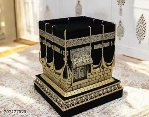 Kaaba Sharif Showpiece – Islamic Decorative Model of Makkah Madina | Muslim Gift for Home, Office, Mosque Decor | Symbol of Peace & Unity-image-4