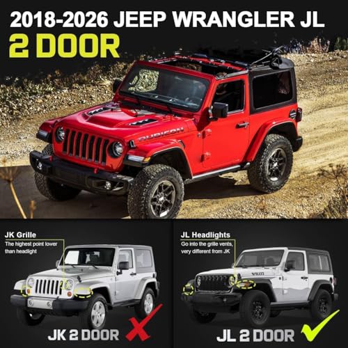 Estribos curvos para Jeep Wrangler JL 2018-2026 miniatura 3