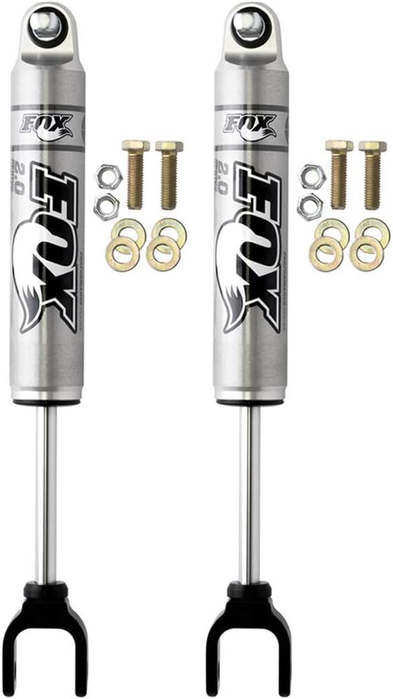 Fox 985-24-189 Pair of Front 2.0 Performance Shocks fits 2011-2019 Silverado Sierra 2500 HD 3500 HD with 1.5-3.5" Lift | Race-Proven Damping Control