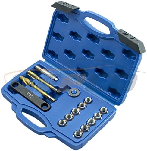 DAYUAN 114pcs Kit De Réparation Du Filetage Du Carter D'huile M13 M15