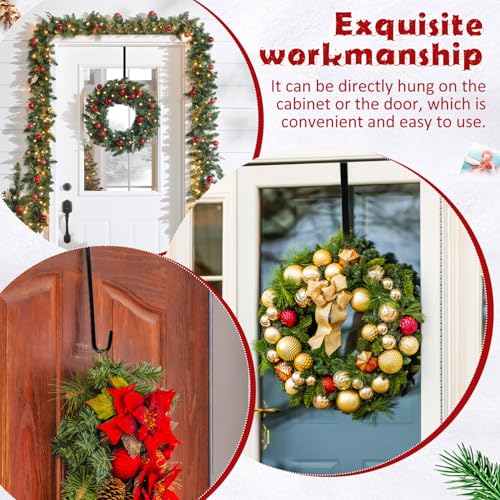 Gancho trasero de puerta de material resistente TOGEVAL para Navidad 4