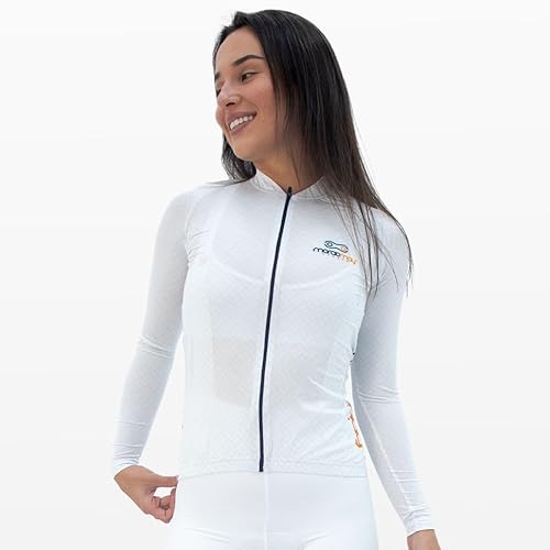 Camisa de Ciclismo Feminina Sport Márcio May Manga Longa Peace