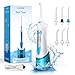 Produktbild Flosser de agua, Irrigador oral portátil Recargable Dental Flosser IPX7 Impermeable 3-Mode Dental Care Waterjet High Capacity Water Tank (Azul)