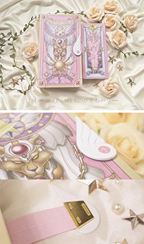 Mikucos 56Pcs Card Captor Sakura Kinomoto Sakura Comic Edition Clow Cards Full Set Gift Pink #TOP2