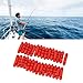 SUNGOOYUE 30 Pcs Fishing Line Auto Stop Bead, Nylon Lightweight Hard Wearing Automatic Stopper Beads for Deep Sea Fishing, Convenient to Install, Maintain Position, Practical Tool