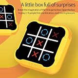TGHIJKK Electronic Tic Tac Toe Game: Puzzles Portable Games 3-in-1 Tic Tac Toe Bolt Game Travel Tic Tac Toys for Educational Memory Growth, Infinite Tic-Tac-Toe Board Games for Ages 3+