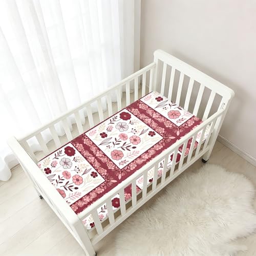 Drap de jeu en mousseline extensible pour lit bébé anti-irritations