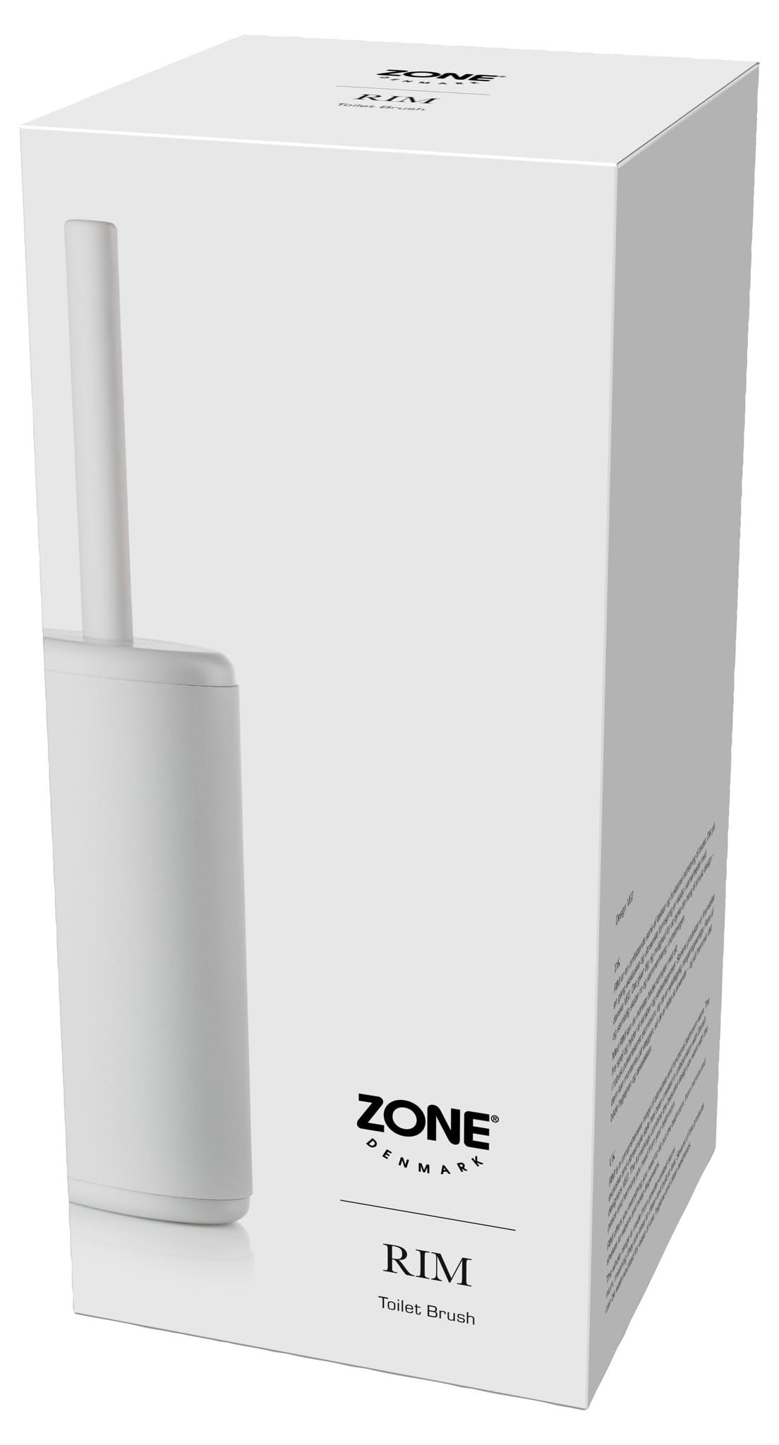 Zone Denmark Rim Toilet Brush Diameter 10 cm Height 38 cm White - Image 3