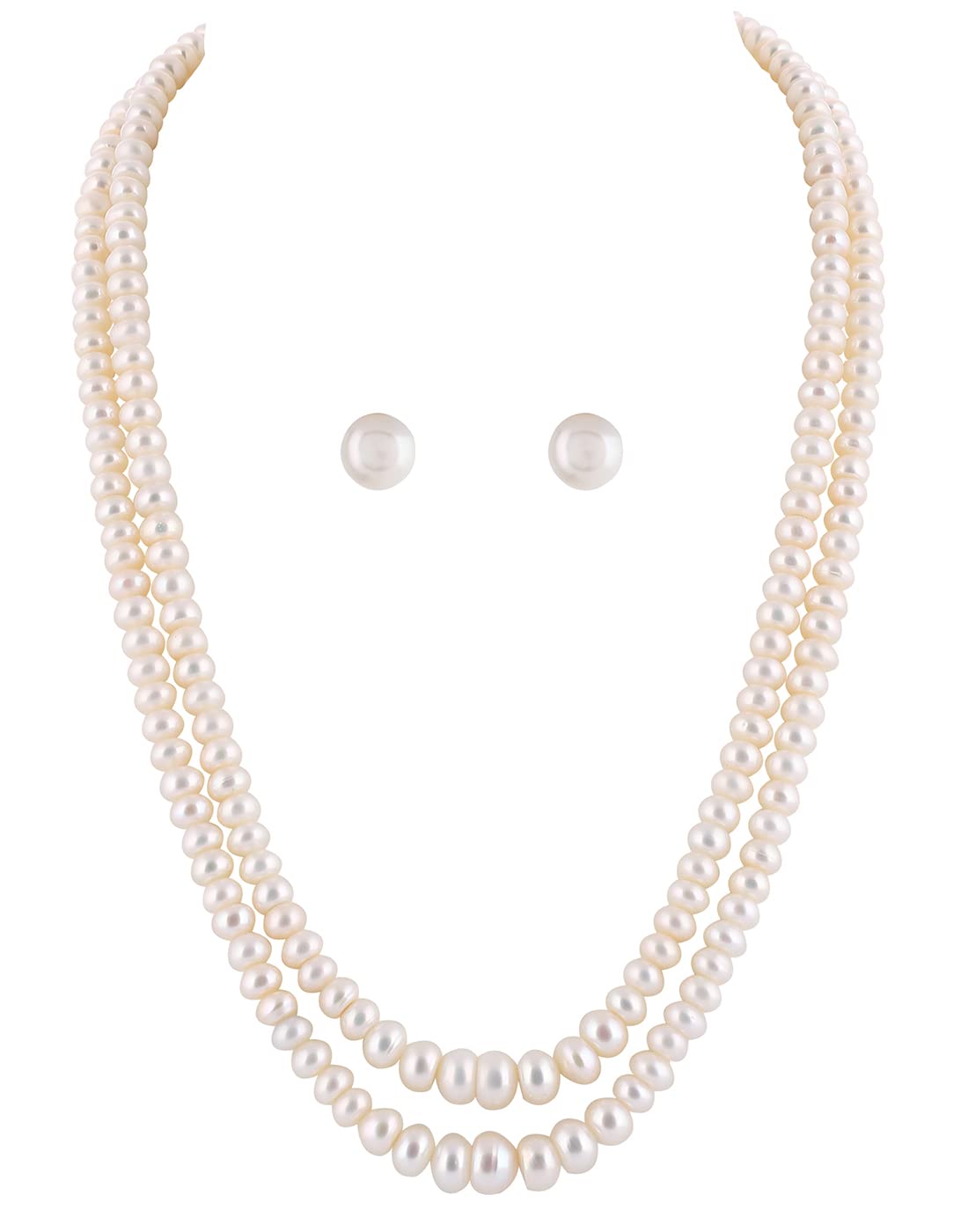 See full amazon price history chart for Natural Fresh Water Hyderabadi Button Shaped 4 To 9 MM Size Pearl Graduation Necklace Chain With Certificate from Hyderabad for Women Girls (Double Layer) Natural Fresh Water Hyderabadi Button Shaped 4 To 9 MM Size Pearl Graduation Necklace Chain With Certificate from Hyderabad for Women Girls (Double Layer) (B0BLCRW8H1) Amazon Price History, Amazon Price Tracker