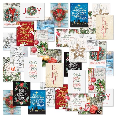 Current Expressions of Faith Christmas Card Assortments- Set of 32, Large 5