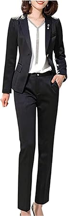 Conjunto de pantalones para mujer, trajes de oficina, trajes de boda,  esmoquin de fiesta : Ropa, Zapatos y Joyería - Amazon.com