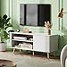 WLIVE TV Stand for 55 Inch TVs, Entertainment Center with Storage Cabinet, Mid-Century TV Stands for Living Room and Bedroom, 50