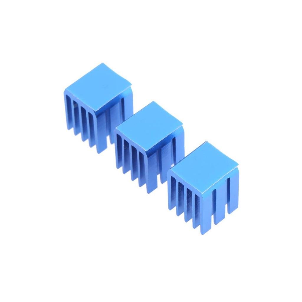 CALANDIS 10 Pcs 3D Printer Parts Accessories Blue Cooling Block Heatsink for Tmc2100-image-37