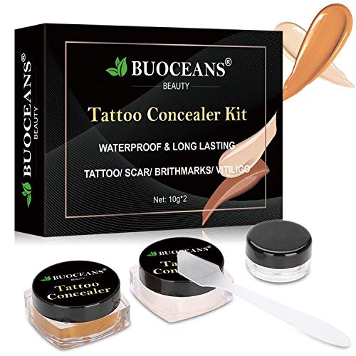 Tattoo Concealer, Makeup Concealer, Scar Concealer, Pro Concealer, Professional Waterproof Concealer Set, Cover Tattoo/ Scar/ Birthmark/ Vitiligo/ Bruise/ Acne, Tattoo Cover up Makeup/Body Concealer