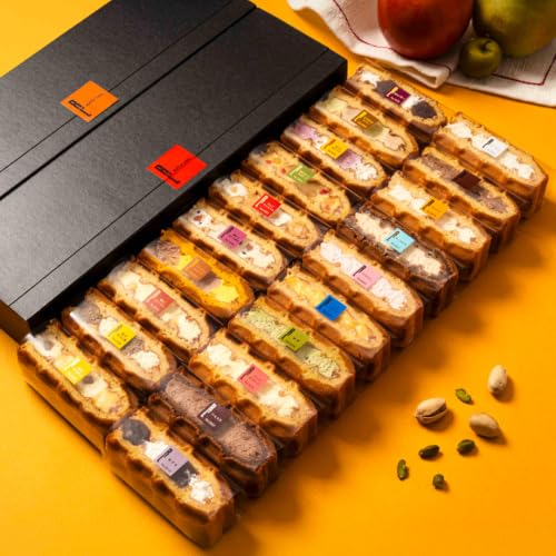 R.L ワッフル ケーキ お菓子 スイーツ ギフト お返し 夏 お中元 御中元 プレゼント 手提げ袋付き 季節A 冷凍 20個 1枚目