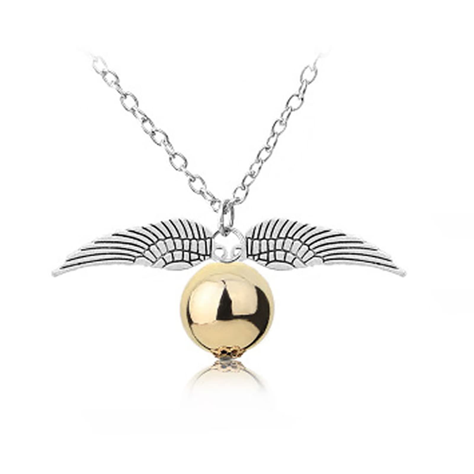 ysister gold snitch necklace potter bracelet for Potter fans gifts collection or decorations magic cosplay costume jewelry gift creative gift harry merchandise