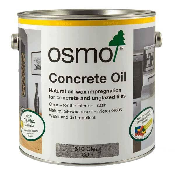 Osmo Concrete Interior Oil Clear Satin 610 2.5 Litre