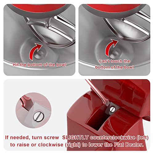 Stainless Steel Beaters For Kitchenaid Stand Mixer, 4.5-5Qt Tilt-Head Paddle Attachment For Kitchenaid Mixer, Polished Flat Beater For Kitchenaid-Dishwasher Safe By Hozodo #TOP7