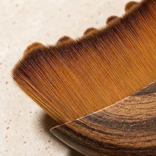 Kojeva Face Brush Lymphatic Contour Face Brush, Facial Lifting and Firming, Reduces Puffiness, Soft Bristles, 2 Pack with Cases