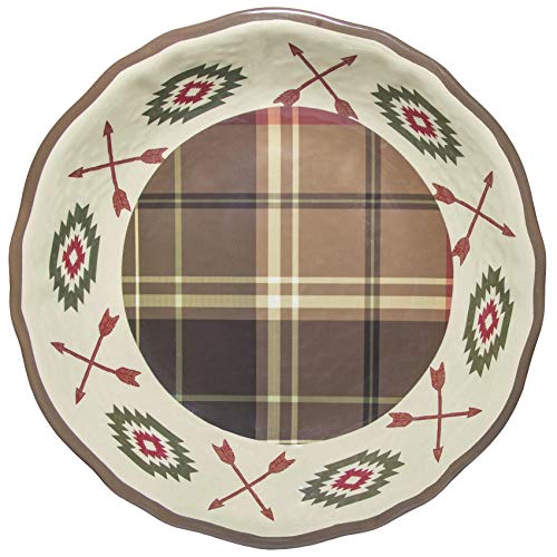 Image of Paseo Road Aztec Bear 14 Piece Melamine Dinnerware Set