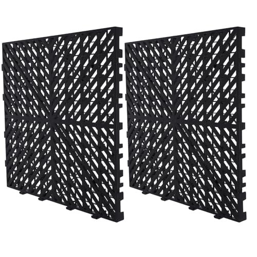 Baldosas modulares entrelazadas de plástico para suelo drenante exterior 1