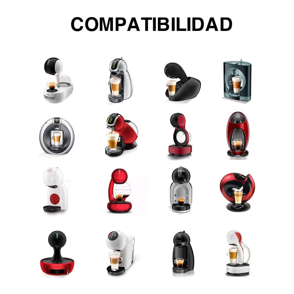 capsule ricaricabill ds riutilizzabill capsula filtro capsule compatibili ds in Acciaio Inox Coffee Capsule 3 tazze +Cucchiaio di plastica + Spazzola