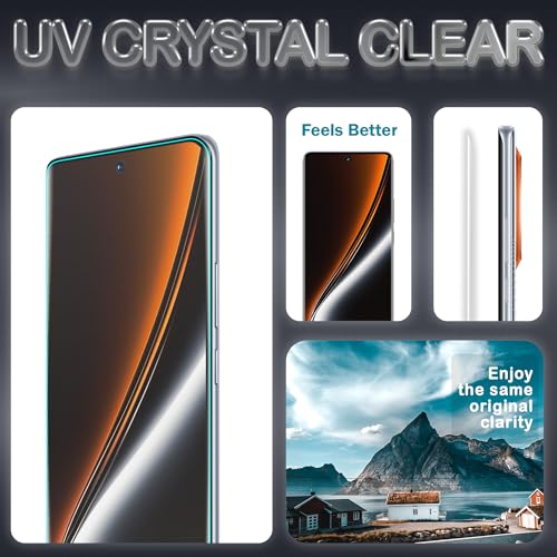 Image of ArmourPro Military Grade UV Tempered Glass Compatible For Realme Narzo 80 Pro 5G (6.77 Inch) With Easy UV Installation Kit | Edge To Edge Coverage | Crystal Clear, Pack of 2