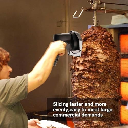 Cortadora eléctrica de kebab con batería recargable miniatura 3
