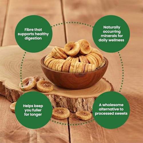 Image of Khetika Premium Anjeer (Figs) 200g | Afghani Anjeer, Fig, Low in Fat | Healthy Snack I Rich Source of Vitamins Dietary Fiber (Pack of 3)