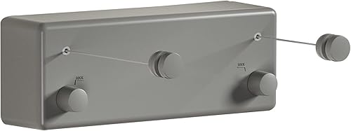 Vista 21 de Tendedero retráctil Línea de ropa para interiores y exteriores Línea de lavandería de secado de ropa resistente Línea de ropa de tendedero