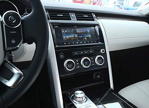 For Discovery 5 Lr5 2017 2018 L462 Alloy Air Conditioning Knob Audio Circle Trim Car Accessorires 4 Pecies Silver #TOP5