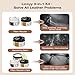 12H Quick-Dry Leather Repair Kit with 3.53Oz Black Leather Recoloring Balm, Filler & 4.23Oz Care Cream, 3-in-1 Vinyl Repair Set for Sofa, Car Seats, Jackets, Purses, Shoes, Faux Leather and More