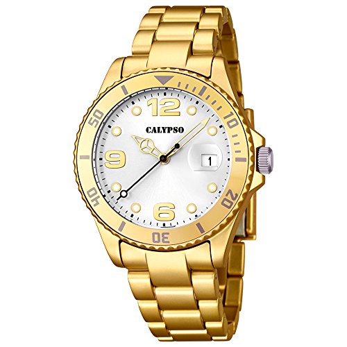 Preisvergleich Produktbild Calypso Damen Analog Quarz Uhr mit Plastik Armband K5646 / 2
